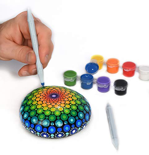 5 Pieces Mandala Dotting Tools for Rocks Different Size Painting