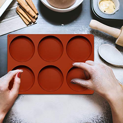 Silpat | Reusable Silicone Baking Molds 6 Hole Large Round