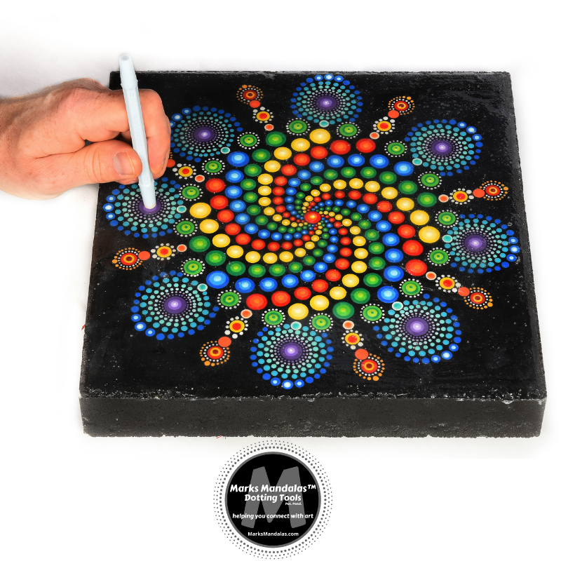 Make Mandala Dotting Art, Online class & kit