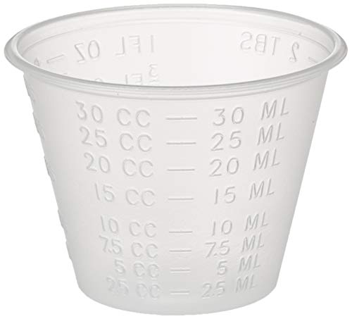 1oz clear plastic cups (100 pack sleeves) - CASE OF 100