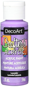 DecoArt Crafter's Acrylic Paint, 2-Ounce, Lavender