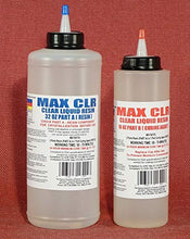MAX CLR Epoxy Resin System -Direct Contact Food Safe Coating, FDA Compliant High Gloss, Chemical Resistant, Crystal Clear Coating 4 Bar Tops & Tabletops & Wood Lathed Cups & Bowls- Clear Casting Resin